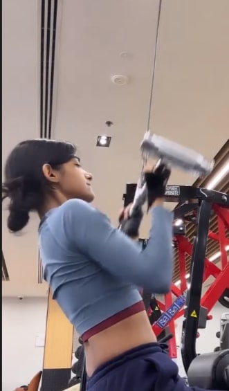 Shreya Pattar at Gym