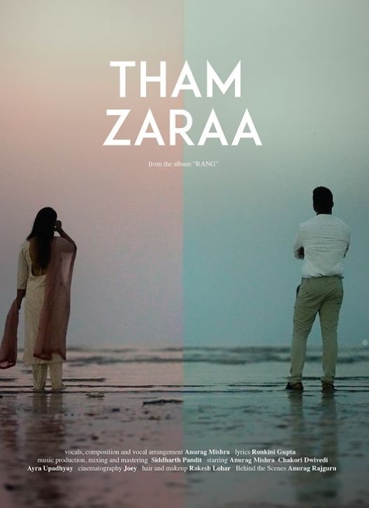 Ayra Upadhyay in new song "Tham Zaraa"
